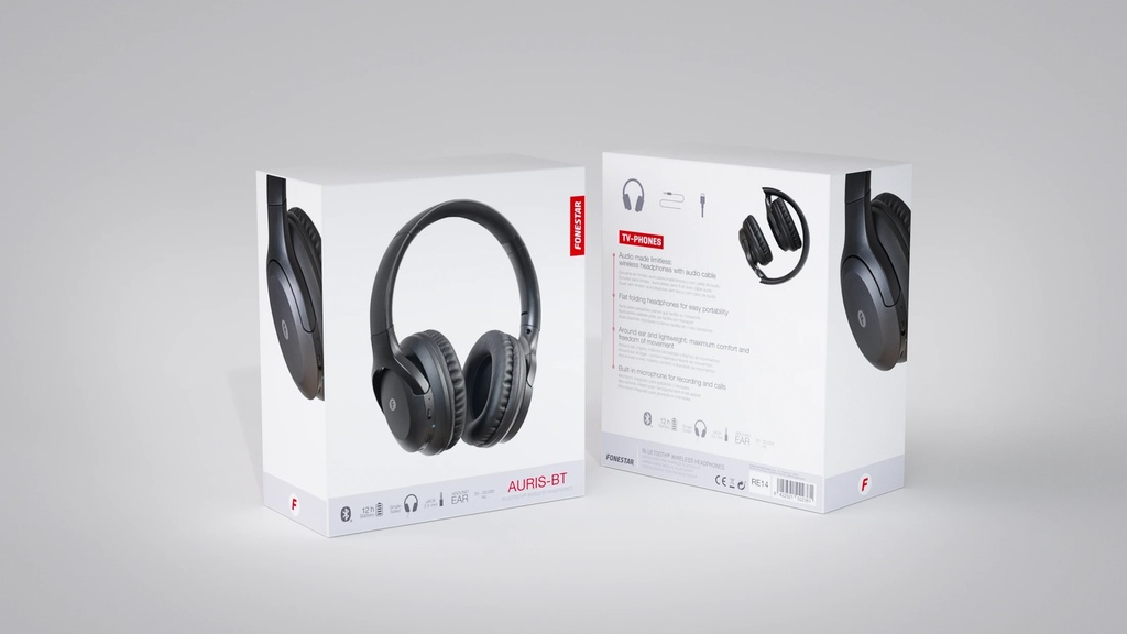 Fonestar Auriculares Over Ear  AURIS-BT/ Bluetooth /Llamadas Manos-Libres