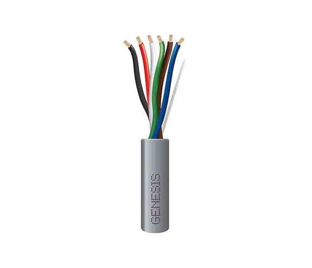 Resideo Cable 18/6 Trenzado Controles de Acceso 1000 pies Gris