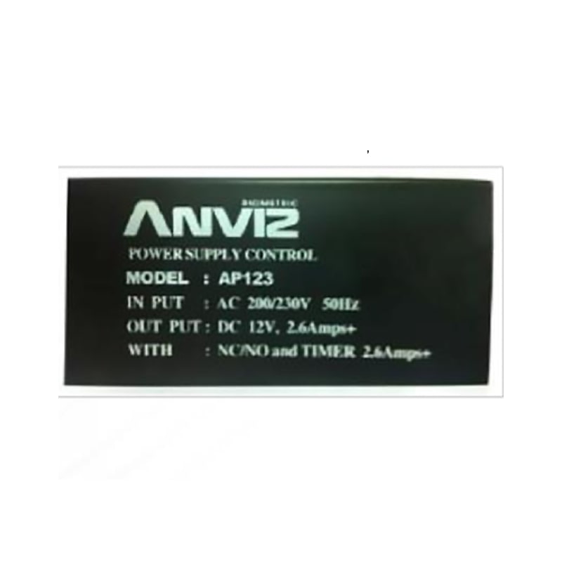 Anviz Power Supply para Control de Acceso 12V/3A