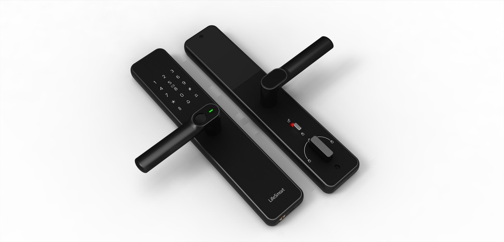 LifeSmart Cerradura Inteligente para Puerta Hasta 99 Usuarios/ Biometrica/ PIN / Tarjeta Mifare/ WIFI