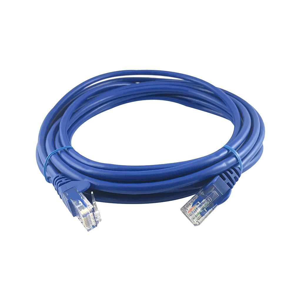 Linkbasic Patch Cord UTP Cat.5 0.5mt Azul