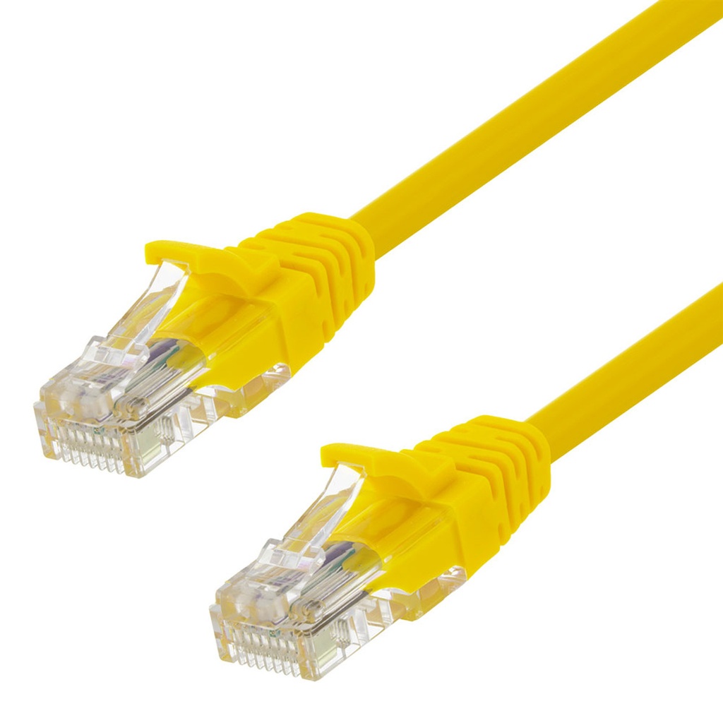 Linkbasic Patch Cord UTP Cat.5 1mt Amarillo