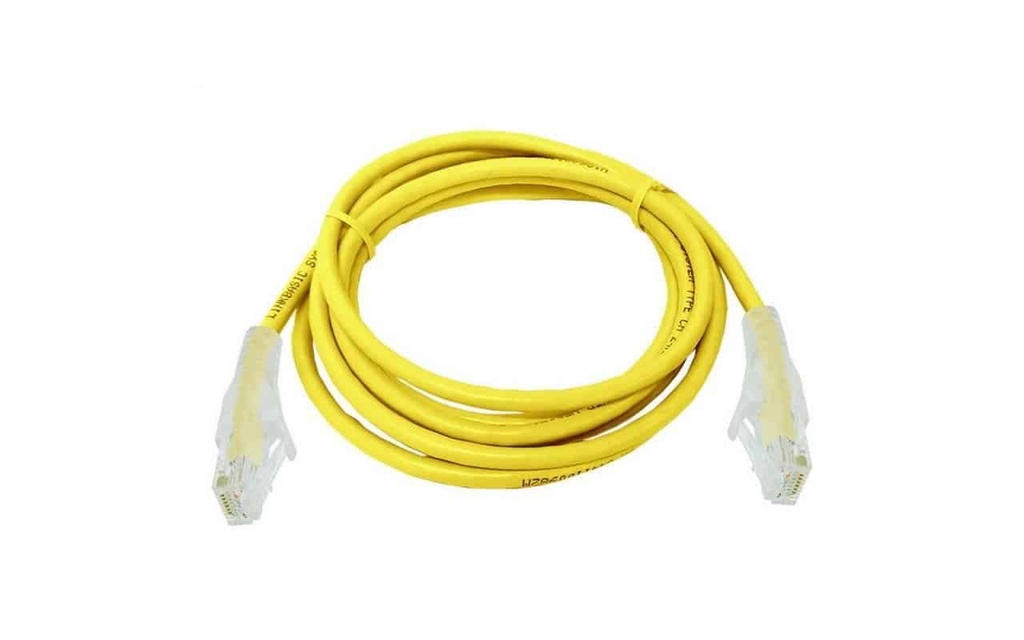 Linkbasic Patch Cord UTP Cat.6 2mt Amarillo