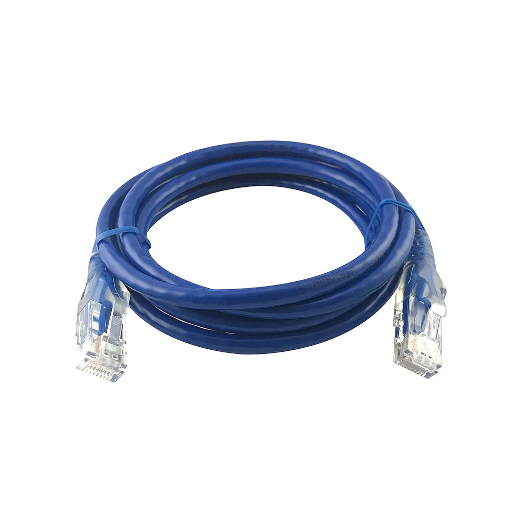 Linkbasic Patch Cord UTP Cat.6 3mt Azul