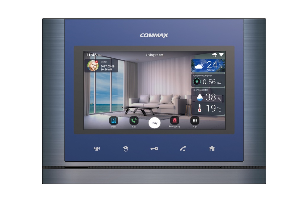 Commax Gateview Monitor para Apartamento de 7¨