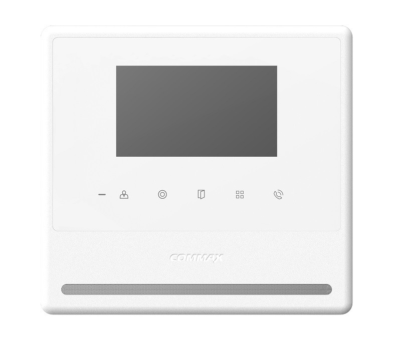 Commax Fine View Monitor 4.3" - Manos Libres, Conexión 1 Monitor + 2 Videoporteros