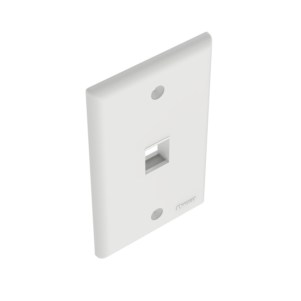 Panduit Pannet Faceplate 1P/ Blanco