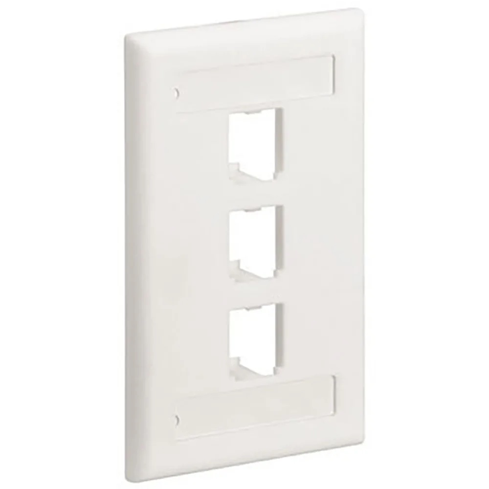 Panduit Pannet Faceplate 3P/ Blanco