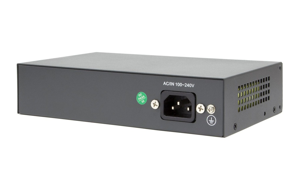 Commax IoT HUB para Conexión de 4 Equipos/ Switch PoE 4 puertos 10/100 + 2 Data RJ45 /52V - 78W