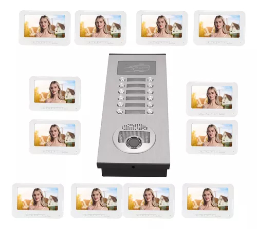 Kit Inicio IoT Commax: Monitor, Videoportero, Sensor Movimiento, Interruptor, Contacto