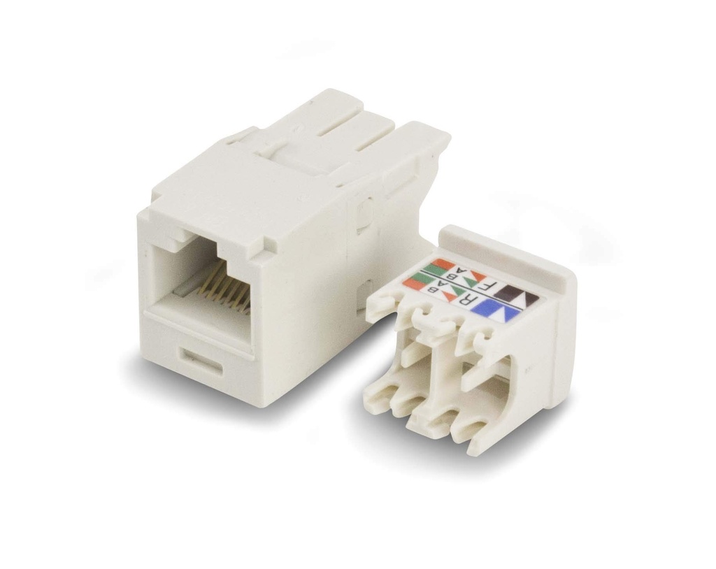 Panduit Pannet Jack UTP Cat.6/ Blanco