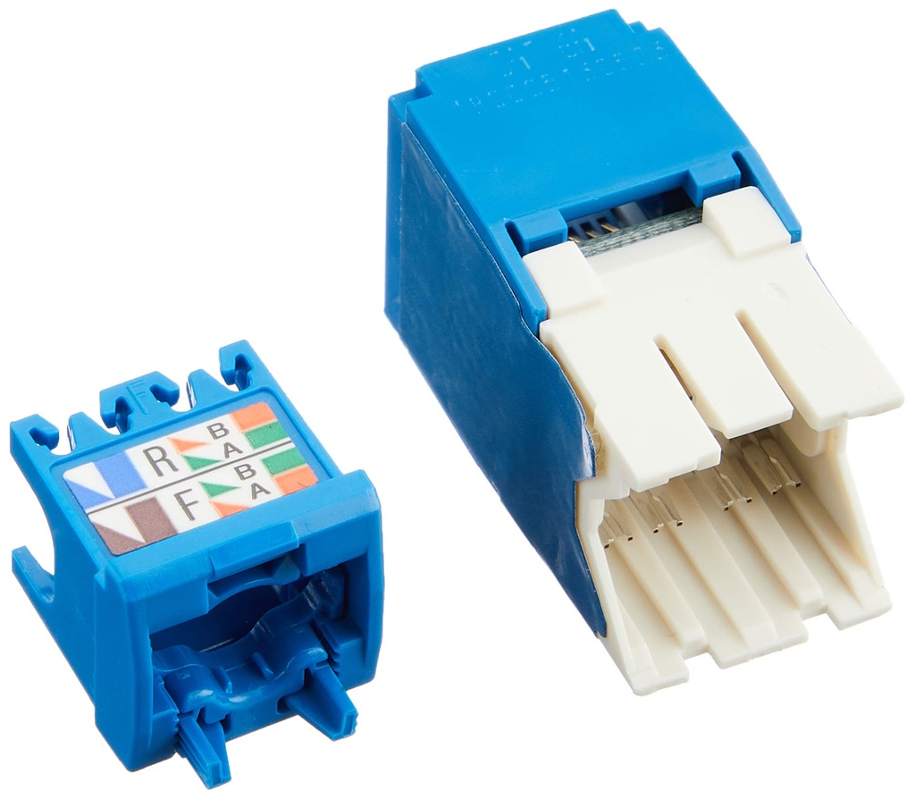 Panduit Pannet Jack UTP Cat.6A/ Azul