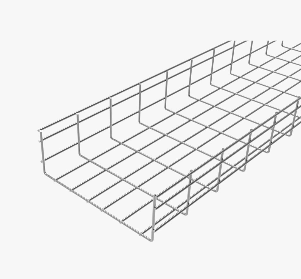 Vichnet Electro Zinc-Plated Grid Tray 4x8 Inches/3m Length