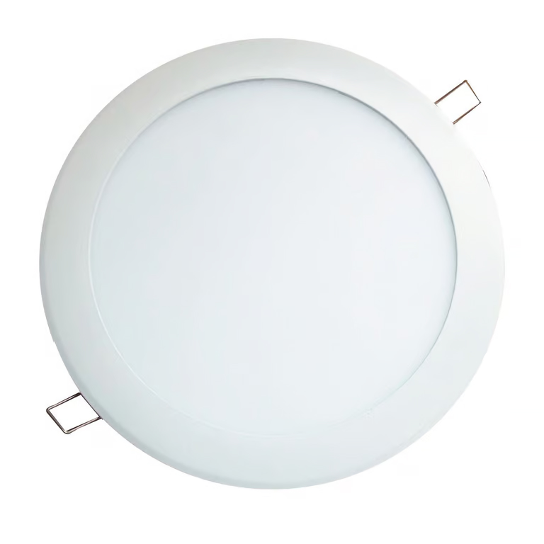 DOMLED Kit Panel Redondo Empotrable 12W 6500K - Incluye Transformador y Lámpara