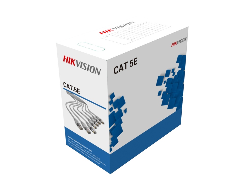 Hikvision Cat.5EE UTP Cable/ 1000ft/ 0.45mm/ Gray