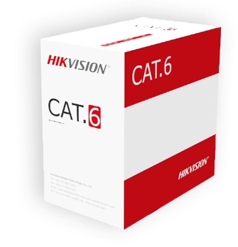 Hikvision CCA Cat.6 UTP Cable/ 1000ft/ 0.45mm/ Gray