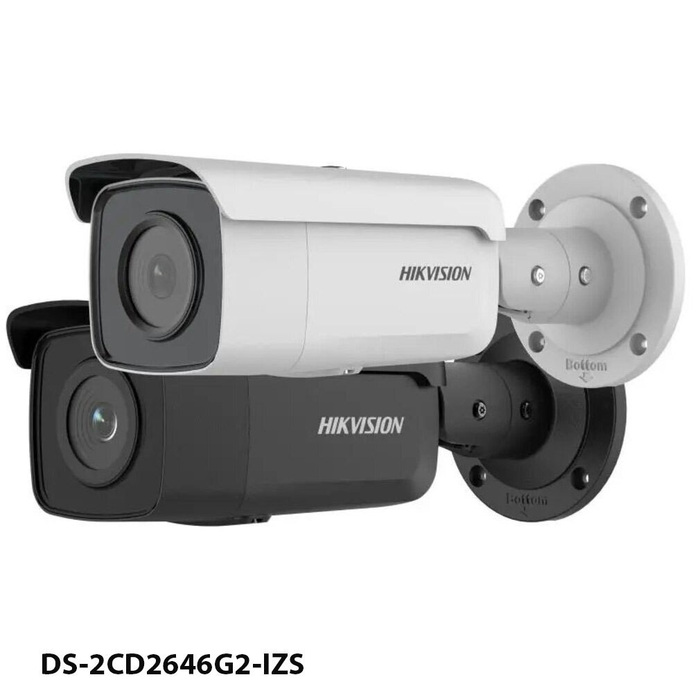 Cámara Bullet Hikvision 4Mpx Acusense Varifocal IP67 H.265+ 50m IR Audio