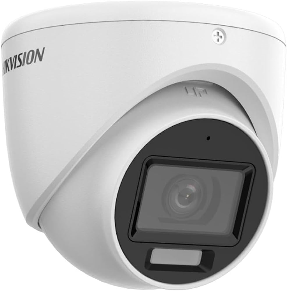 Hikvision Analógica Torre Metálica 5Mpx IP67 H.265+ 30mt IR/Audio