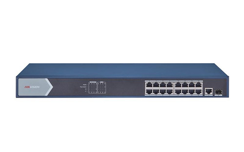 Switch no Admin. 24P PoE Gb + 2 SFP/ 225W Hikvision