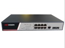 Smart Switch PoE+ 16 Puertos 10-100 Mbps/ 2 Puertos Gigabit/ 2 SFP/ 300W