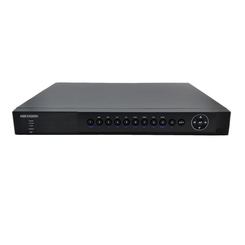 Hikvision DVR 16ch 3M px. Full/2HDD 10TB/H.265+/Salida 4K