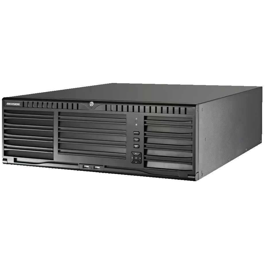 Hikvision NVR 128ch 12Mpx./ 16HDD 10TB/ H.265+/ Salida 4K/ Soporta RAID con Hot Swap