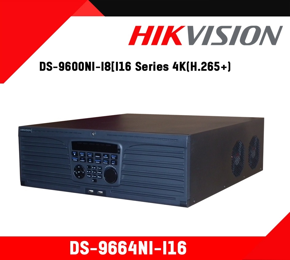 Hikvision NVR 64ch 12Mpx./ 16HDD 10TB/ H.265+/ 4K/ RAID Hot Swap