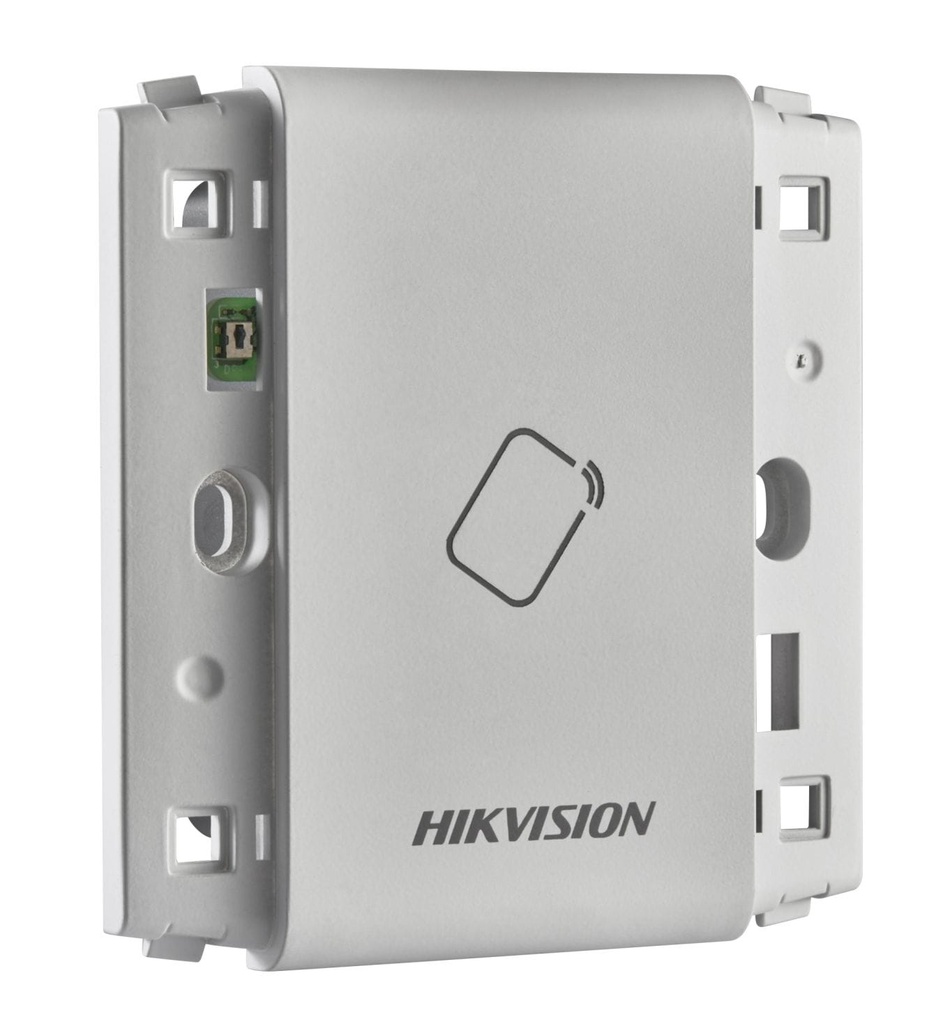 Hikvision Lectora Tarjeta Mifare/ RS485 y Wiegand/ IP64/ Blanco