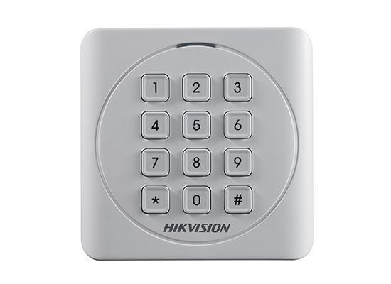 Hikvision Lectora Tarjeta Mifare/ Teclado/  Wiegand/ IP65/ Blanco