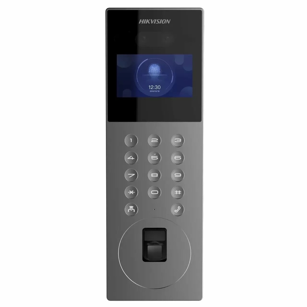 Hikvision Video Doorbell with Camera + Card & Fingerprint Reader