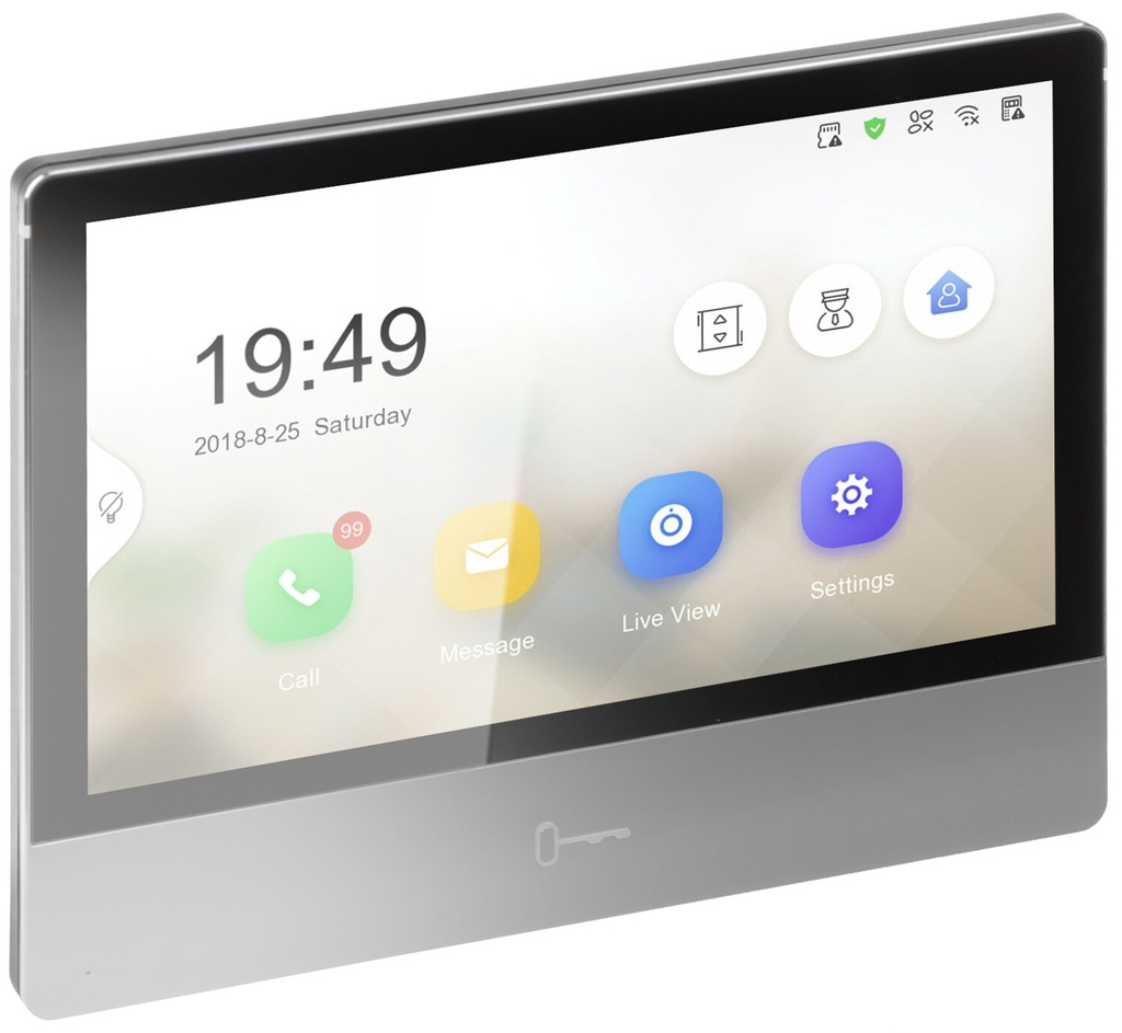 Hikvision Monitor Intercom 7" TCP/IP, SIP, RTSP RJ-45 10/100 Mbps