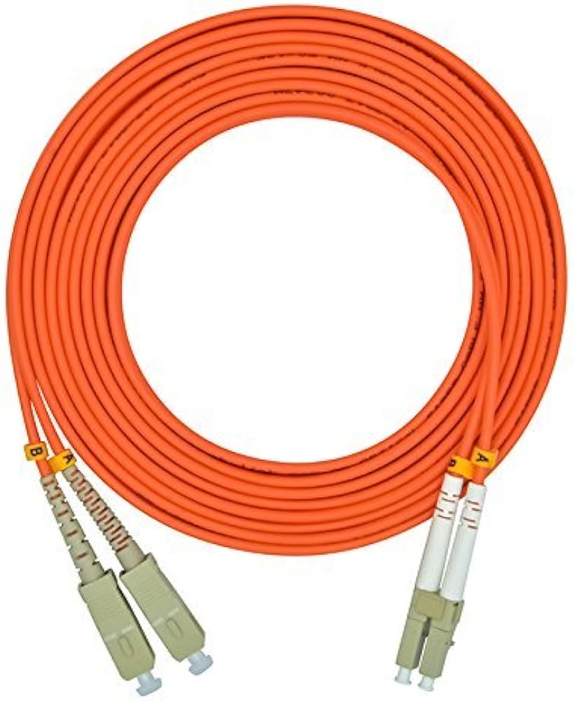 Linkbasic Patch cord Fibra Optica Multimodo SC-LC Simplex OM1 1m