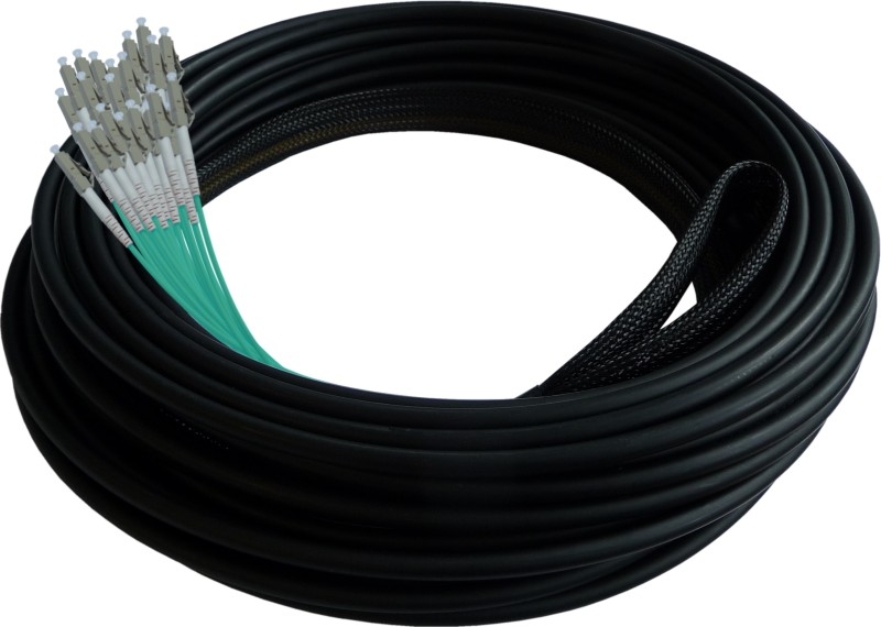 Linkbasic Fibra Óptica Multimodo 24 Hilos OM3 Uso Exterior GyXTW (Venta por Metro) Venta multiplo y minimo 100 metros