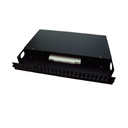 Linkbasic patch panel Fibra Optica 24 puertos/ acepta conexión LC y SC.