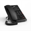 Fanvil Teléfono IP para hotelería con 6 teclas programables para servicios rápidos, excelente calidad de audio HD y diseño compacto de fácil uso para huéspedes.