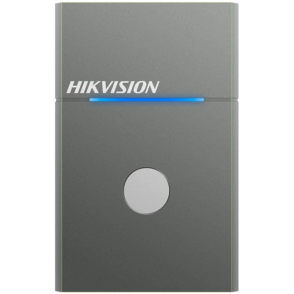 Hikvision Disco Duro Externo 500GB/Codificacion de Huella/Gris