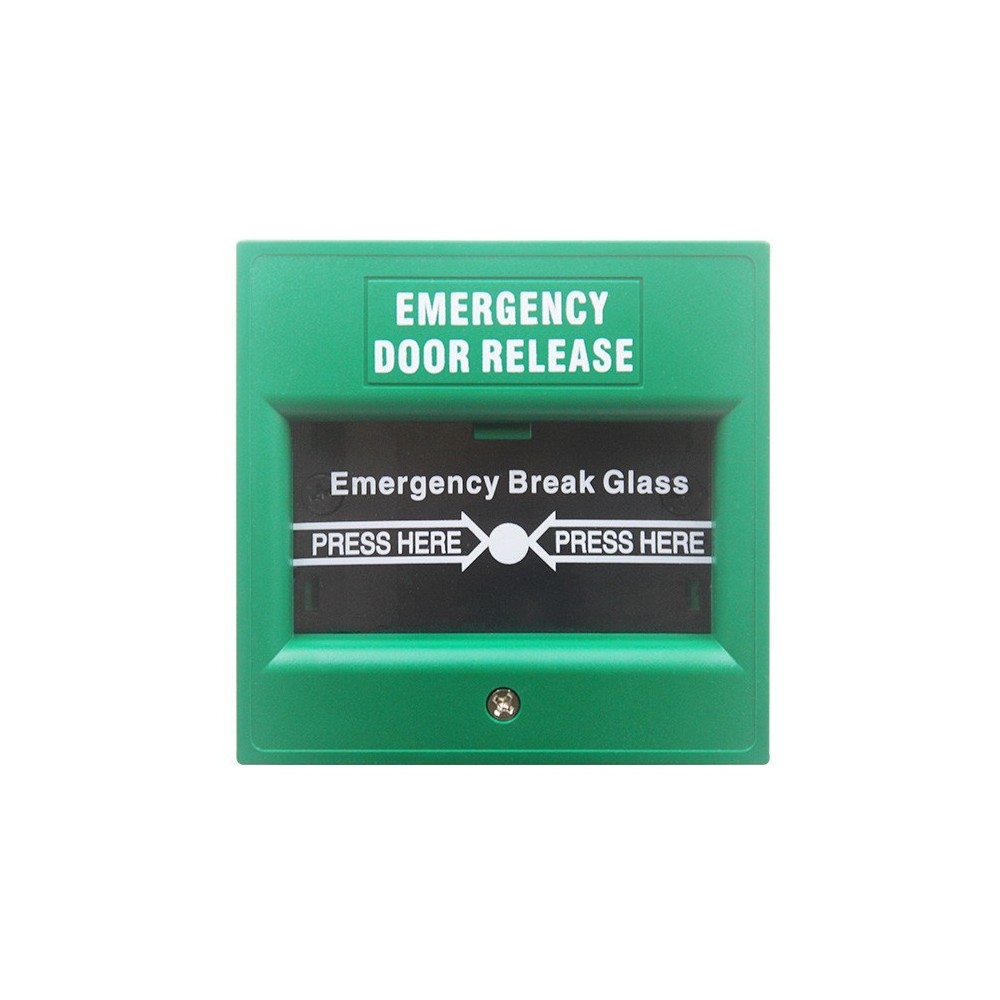 Botón de Emergencia con Base - Verde (Gab-009)
