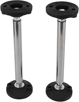 Roger Soporte Poste Corto Ajustable para Atornillar.