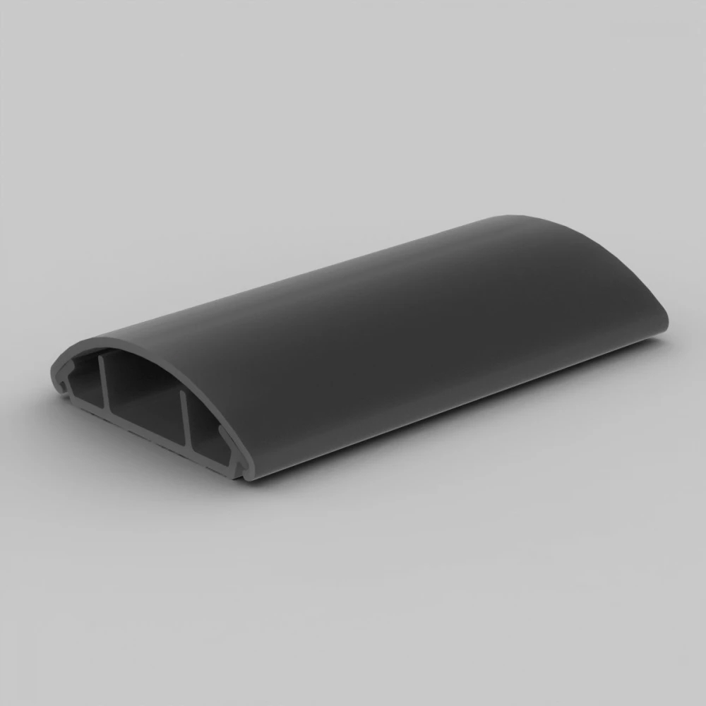 Kopos LO 50 LD Canaleta PVC de Piso Gris Oscuro