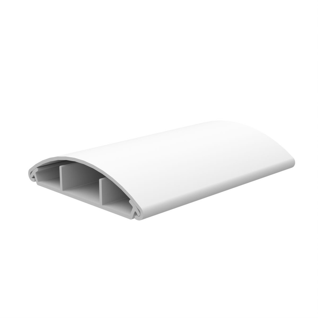 Kopos LO 75 LD Canaleta PVC de Piso Gris Oscuro