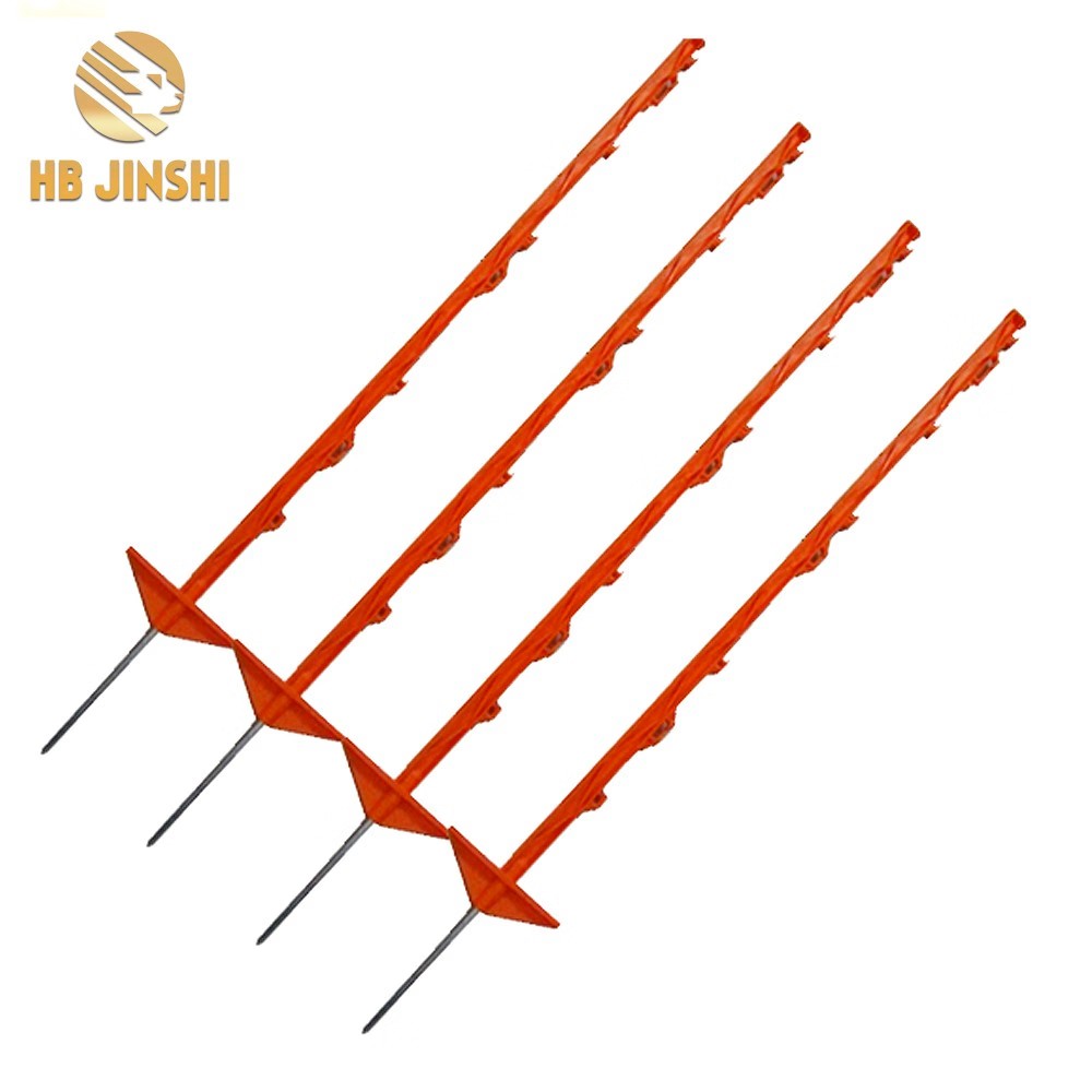 Linseg Poste Plástico Portátil Blanco Cerco Eléctrico