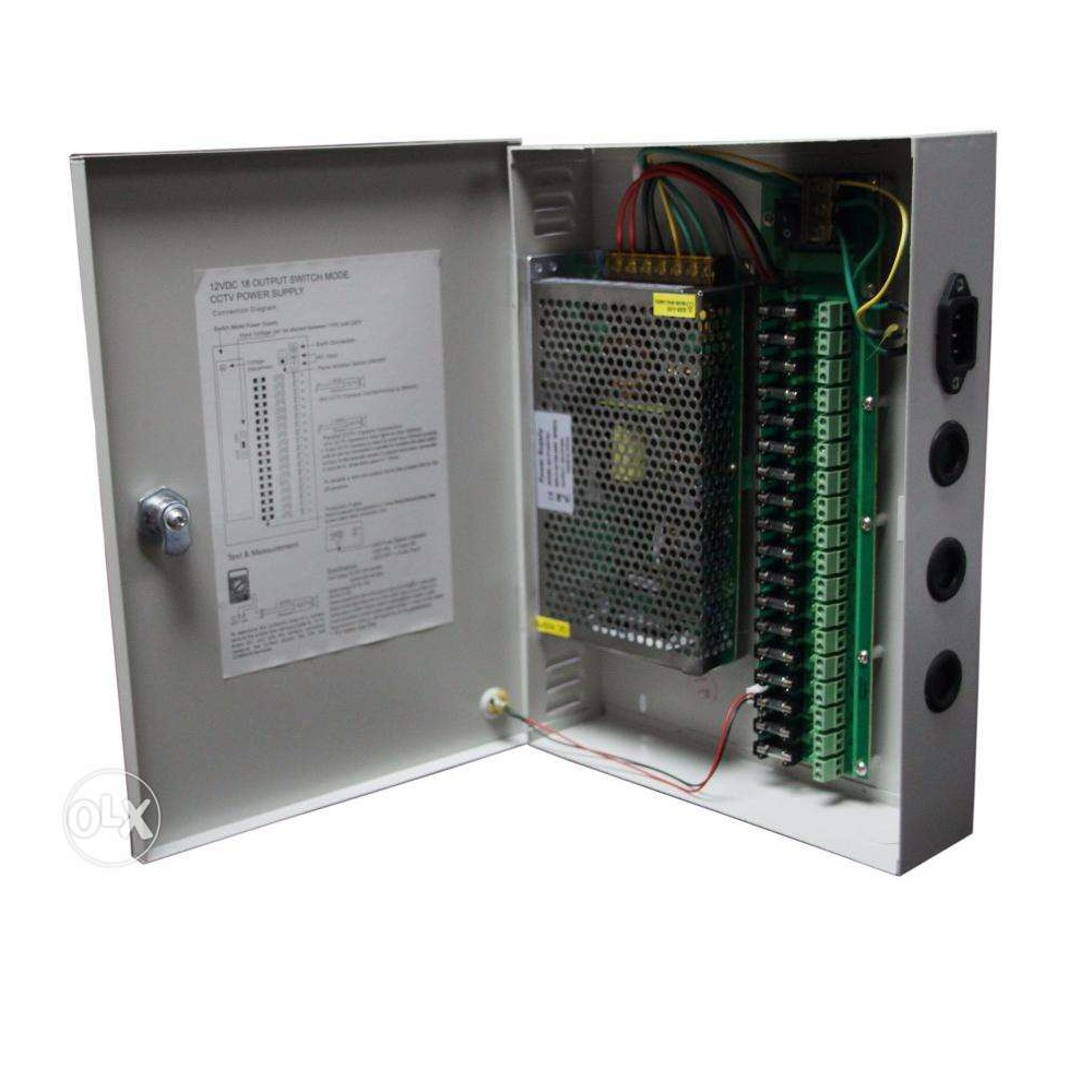 JMSS Power Suply 12 voltios 30 ampere/ 18 Salidas