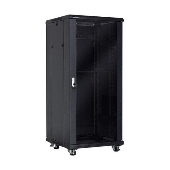 Linkbasic Gabinete 27U, Puerta de Cristal, Ancho de 600mm