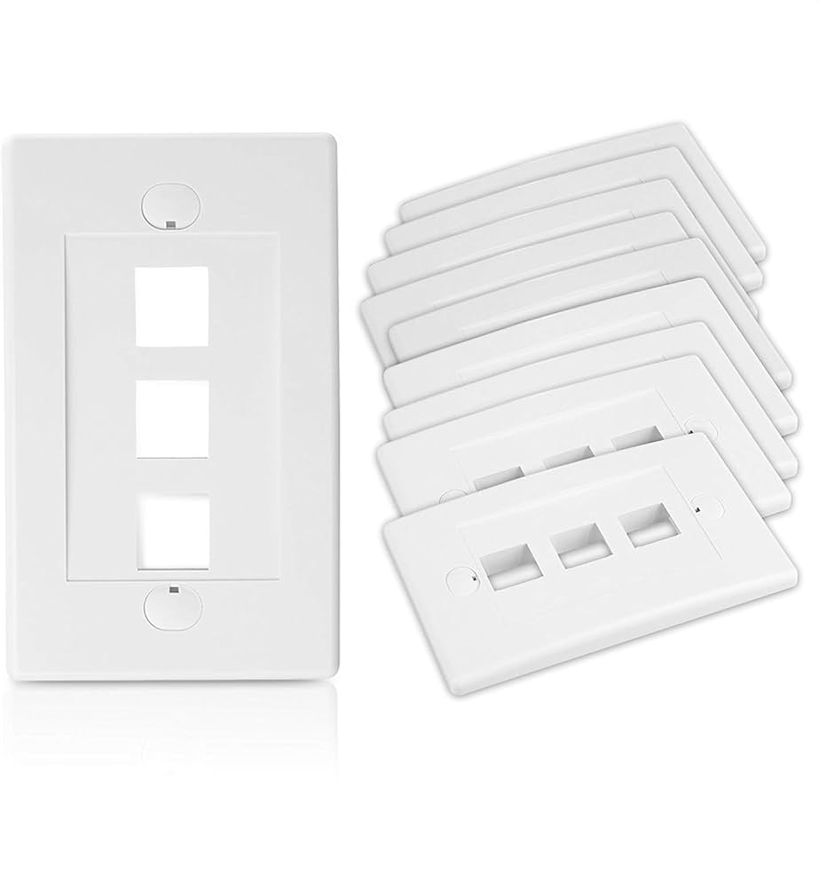 Panduit Netkey Faceplate 3 Puertos