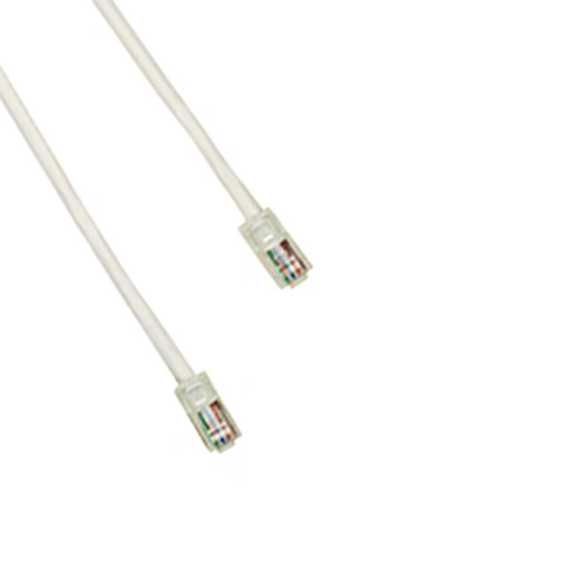 Panduit Netkey Patch Cord UTP Cat.5E/10 Pie Blanco mate