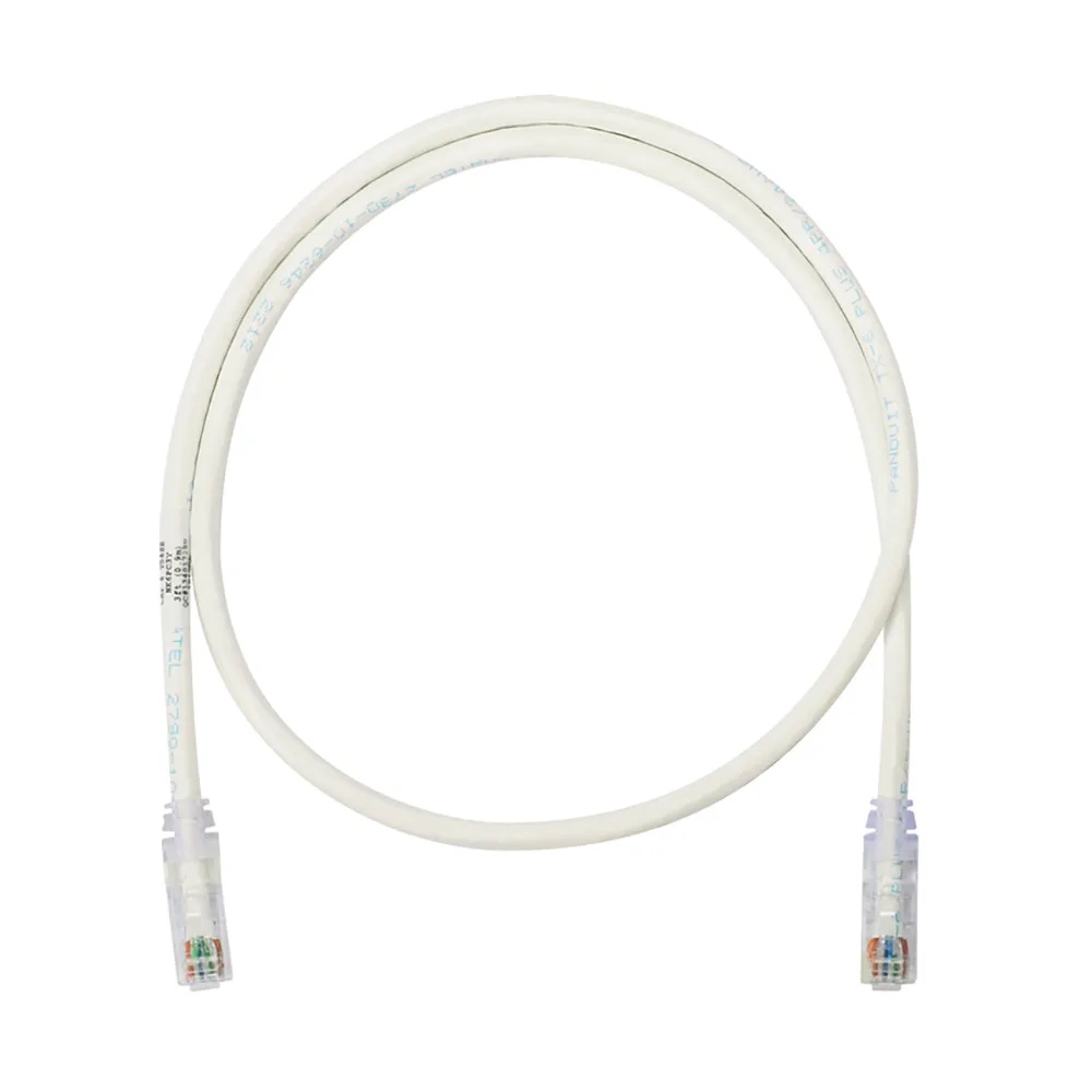 Panduit Netkey Patch Cord UTP Cat.5E/3 Pie Blanco mate