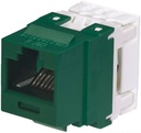 Panduit Netkey Módulo Jack Cat.6 Verde 8 Posiciones