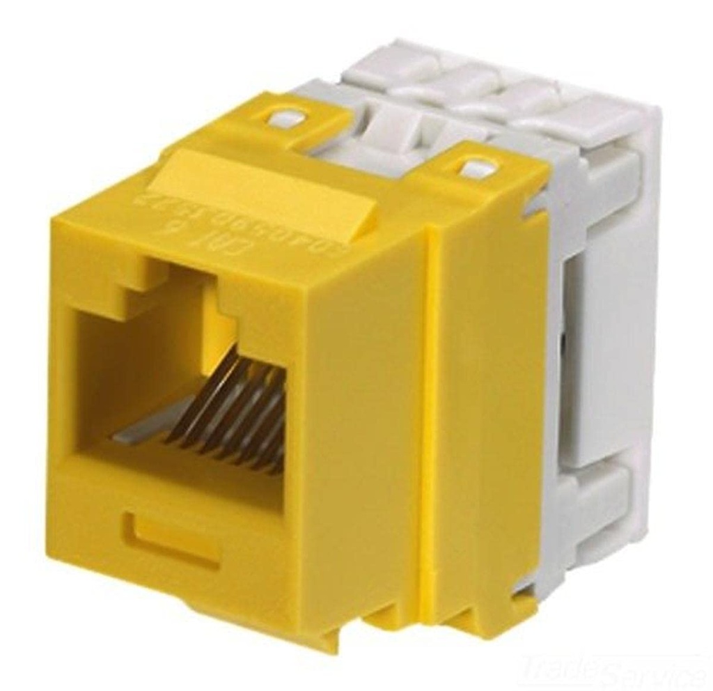 Panduit Netkey Jack Panduit Modular Cat.6 Amarillo