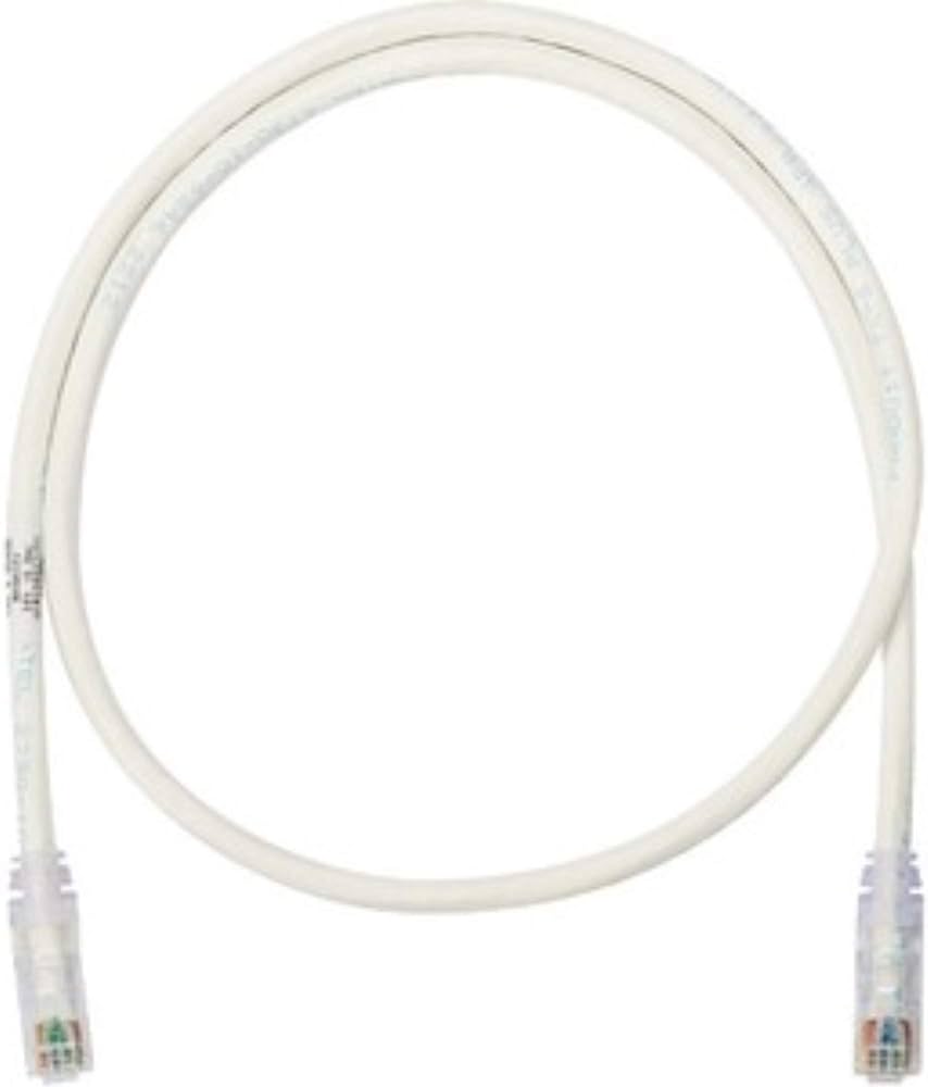 Panduit Netkey Patch Cord Cat.6 Blanco 2 pies