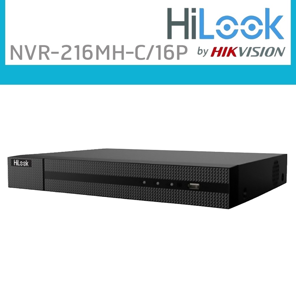 Hilook NVR 16CH PoE/ 2mp/ 2HDD 8TB/ 1Ch 4K/ H.265+